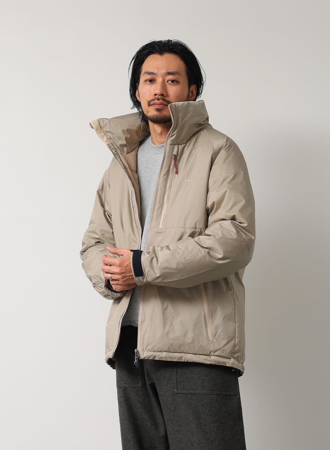 AURORA TEX STAND COLLAR DOWN JACKET|オーロラテックス スタンド