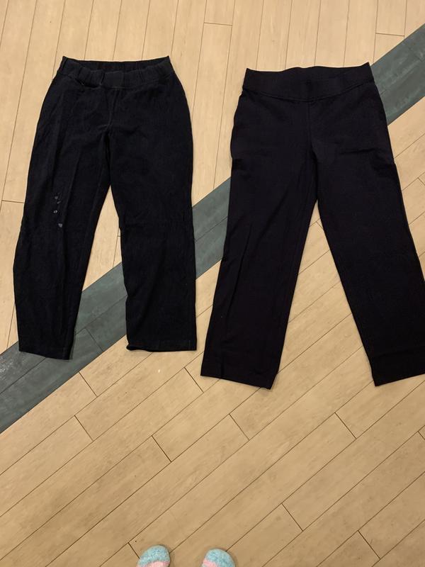 Lands' End Women's Lands End Starfish Mid-Rise Straight-Leg Pants