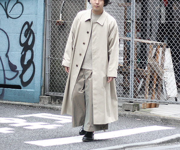 COAT】CIOTA スビンコットン ギャバジン バルマカンコート | andPheb