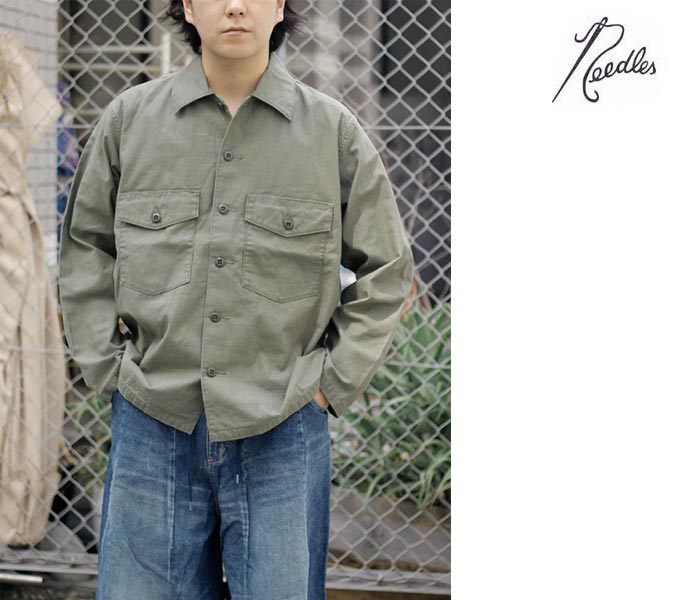 ニードルズ NEEDLES バックサテン ファティーグシャツ L/S Fatigue