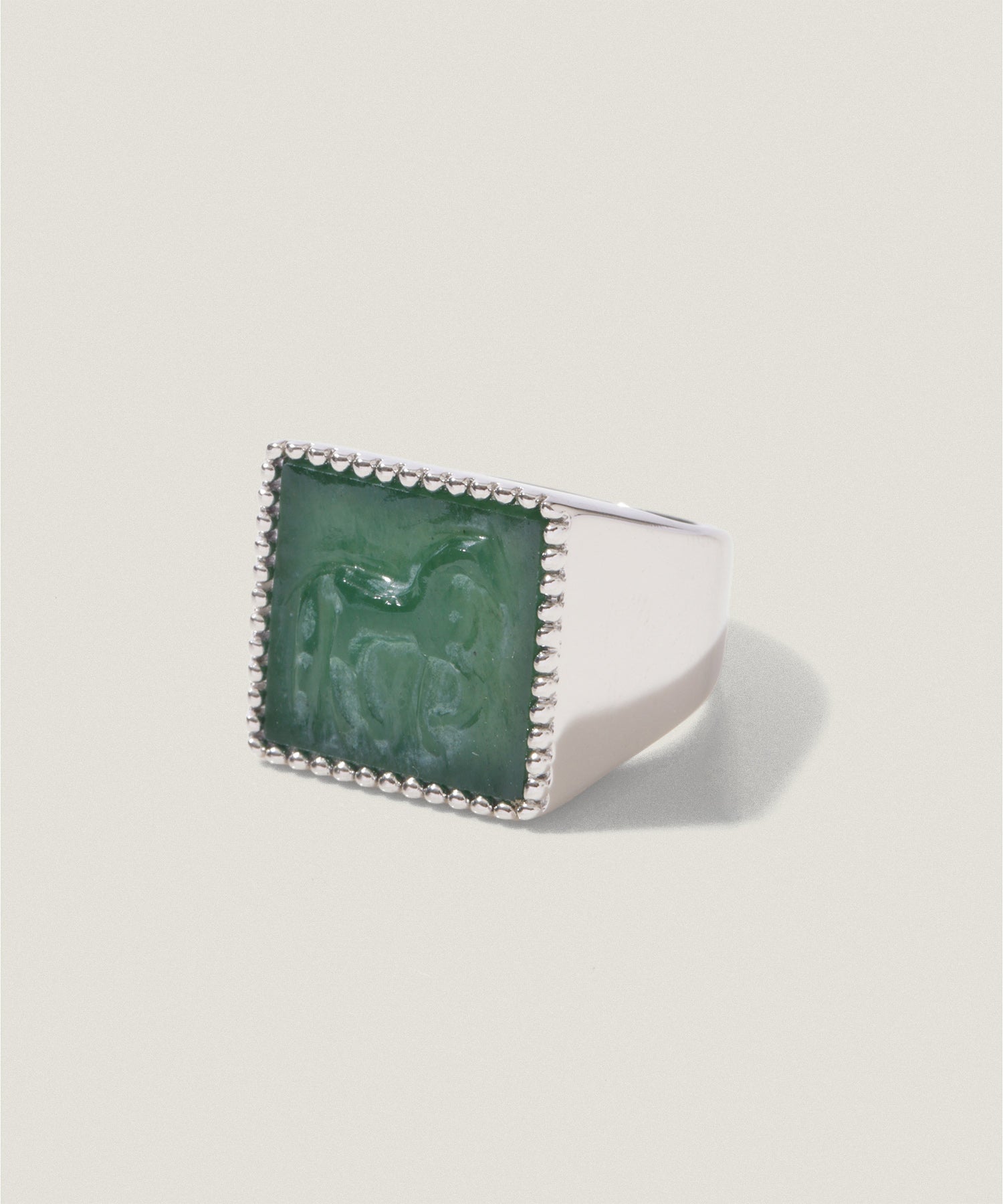 SV925 アベンチュリン ホース リング 《NAOKO OKUSA × PIMENTÉ》大草