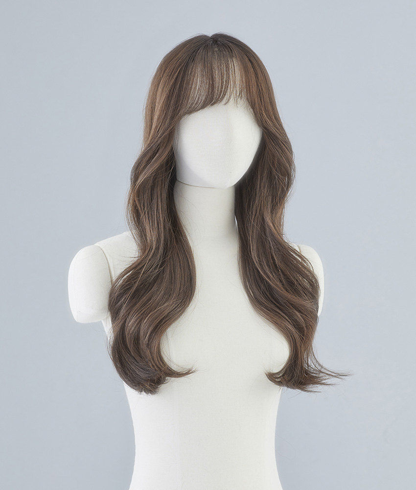 see-through-bang Loose-