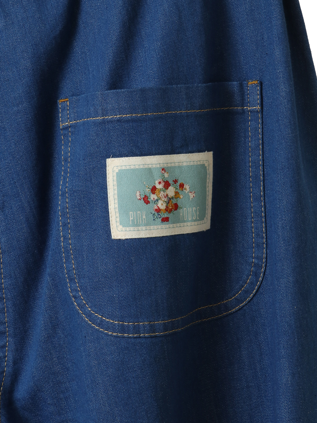 OUTLET】クレストフラワー刺繍使いワイドパンツ｜ピンクハウス