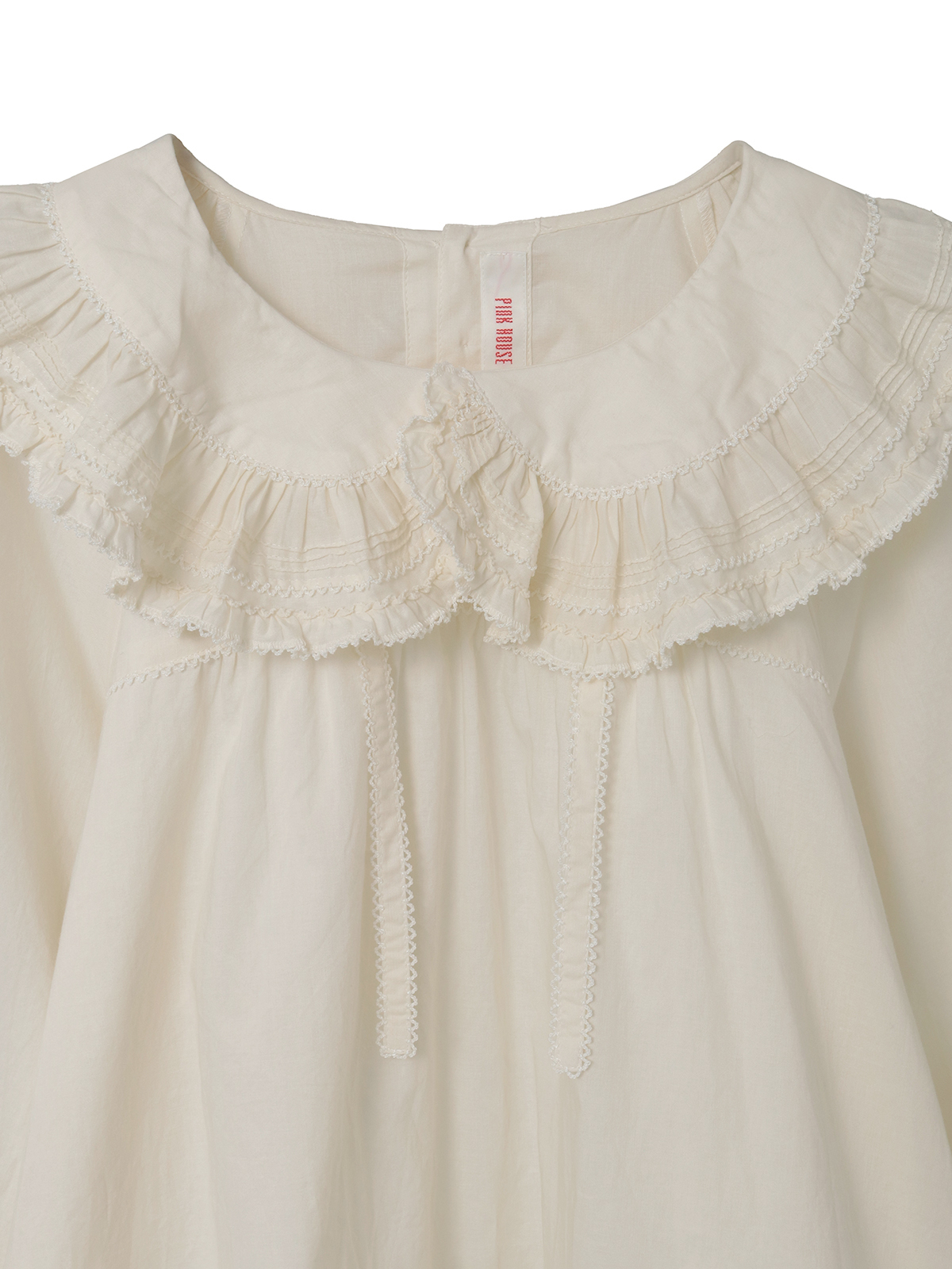 フリル襟付きローンブラウス｜ピンクハウスオフィシャルオンライン