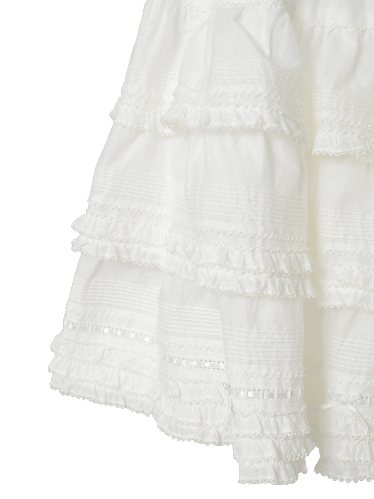 フリル使いティアードタブリエ｜ピンクハウスオフィシャルオンライン