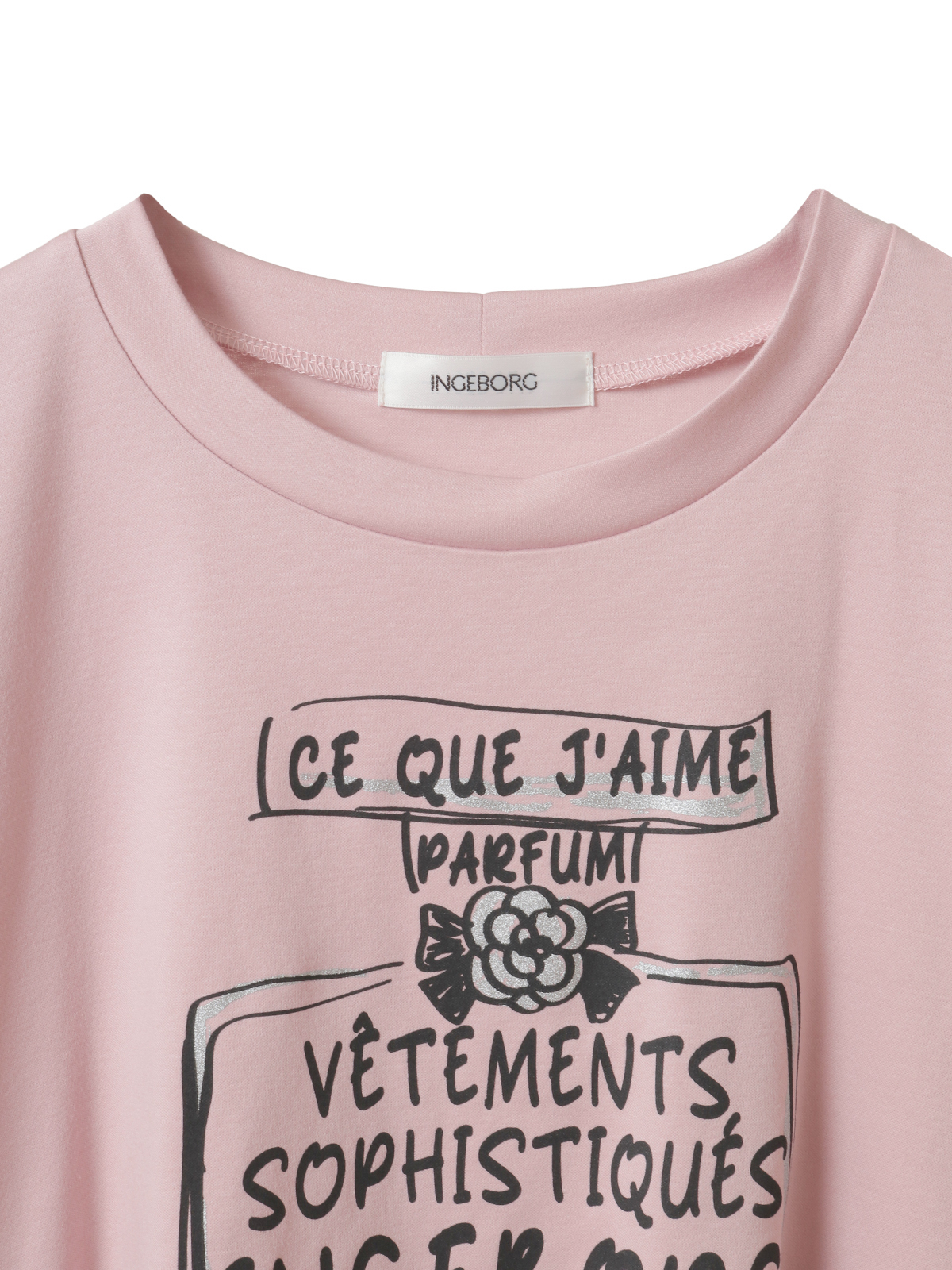 香水瓶ワンポイントpt.Tシャツ｜ピンクハウスオフィシャルオンライン