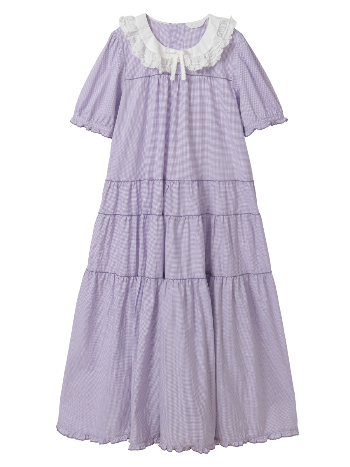 ローン襟付きギンガムチェックワンピース｜ピンクハウスオフィシャル