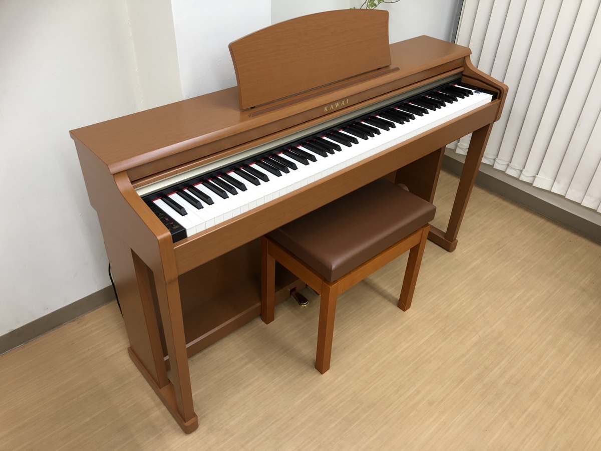 電子ピアノ KAWAI CN24C 2014年製 中古 椅子付き チェリー調 ブラウン