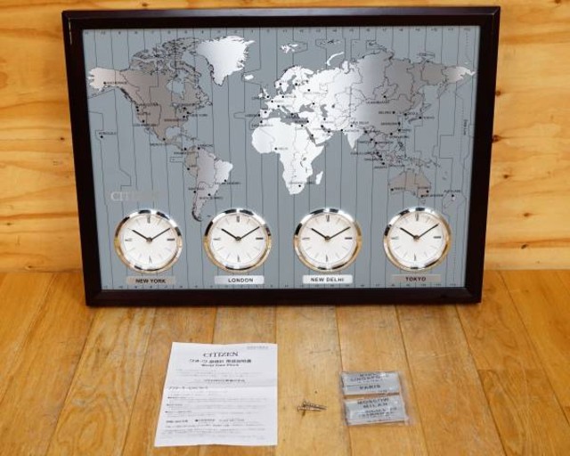 CITIZEN シチズン ワールドタイムクロック 掛け時計 （ シチズン）の