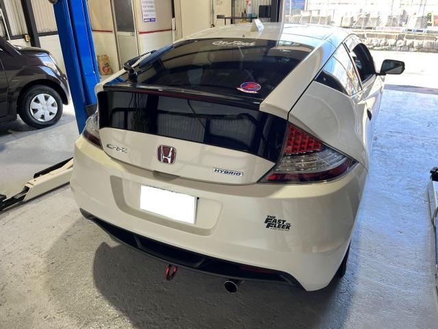 ホンダCR-Z 無限製リヤウィング取付 豊中市 吹田市 池田市 尼崎市 伊丹