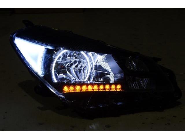 ヴィッツ ヘッドライト加工 シーケンシャルウインカー サイドマーカー