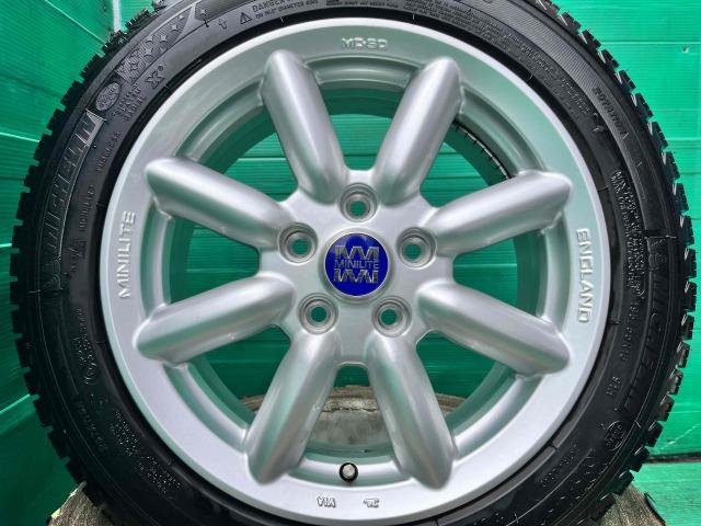 MINI パーツ情報 ミニ用16インチ溝たっぷりスタッドレスセット