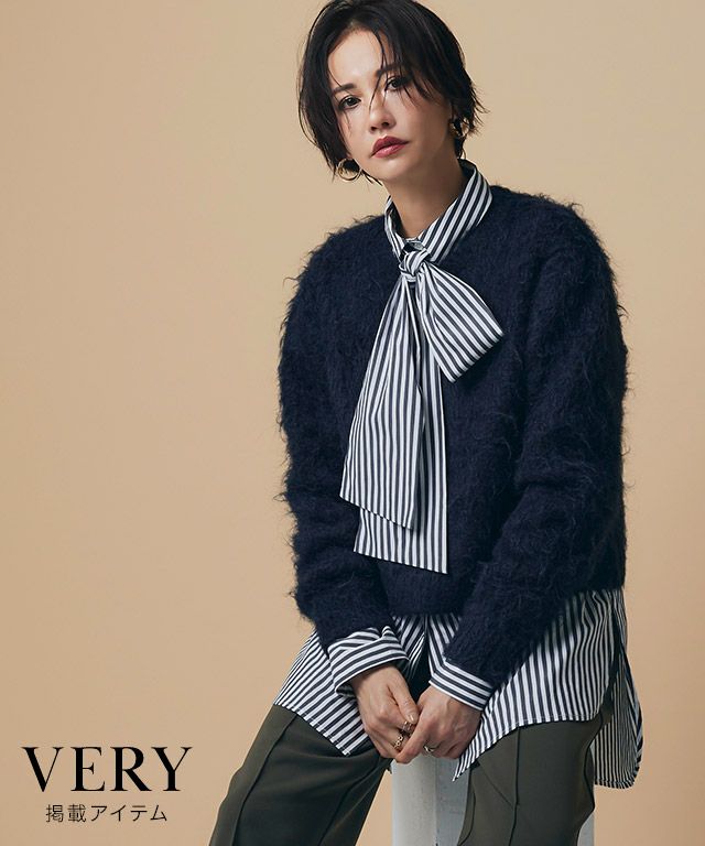 RASW]モヘアタッチクロップドニット【スピード配送】 | 【公式