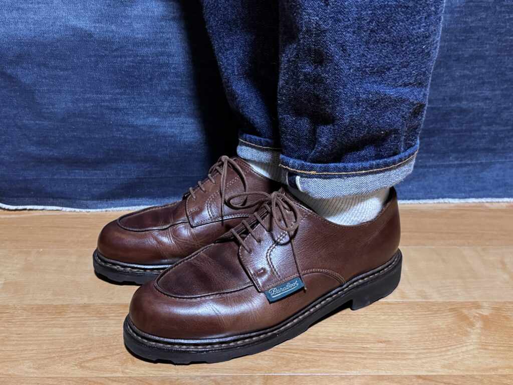 パラブーツ シャンボードのサイズ感｜足長25.5cm・足囲23.0cmの私がUK6