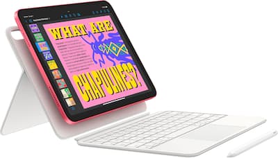 Apple 11 inch iPad A16 chip with Wi Fi 128GB Pink MD4E4LL/A - Open