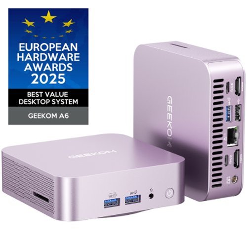 Geekom A6 Mini PC, AMD Ryzen 7 6800H, 16GB DDR5 RAM, 1TB PCIe 4.0