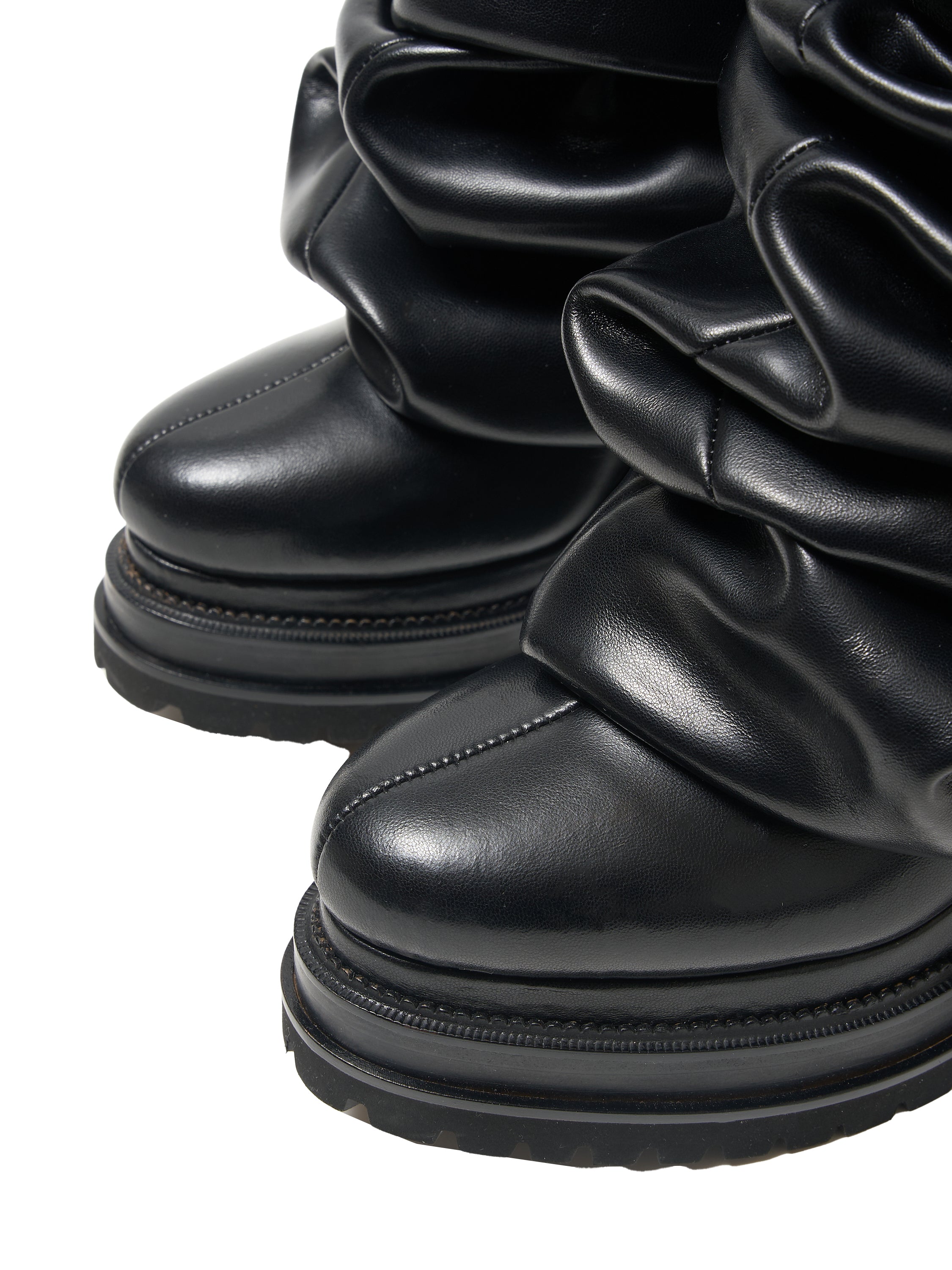 Melted Wedge Boots – POOLDE