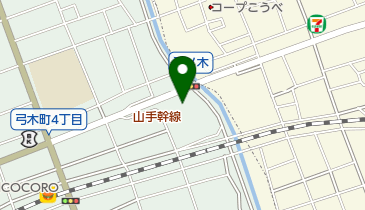 神戸市バス石屋川営業所」(神戸市灘区-社会関連-〒657-0026)の地図