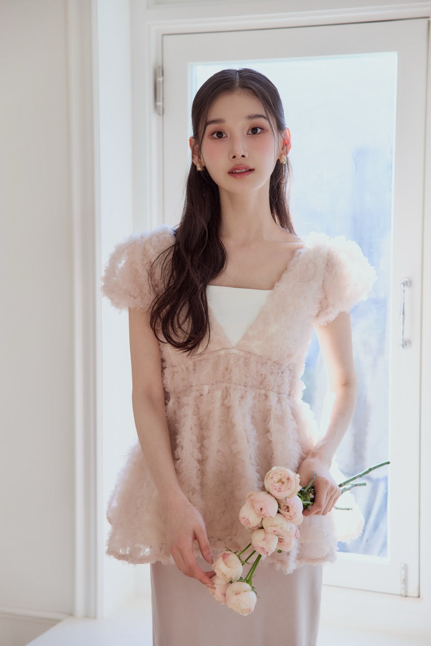 フラワーぺプラムバックリボンチュニック – poláura OFFICIAL ONLINE STORE