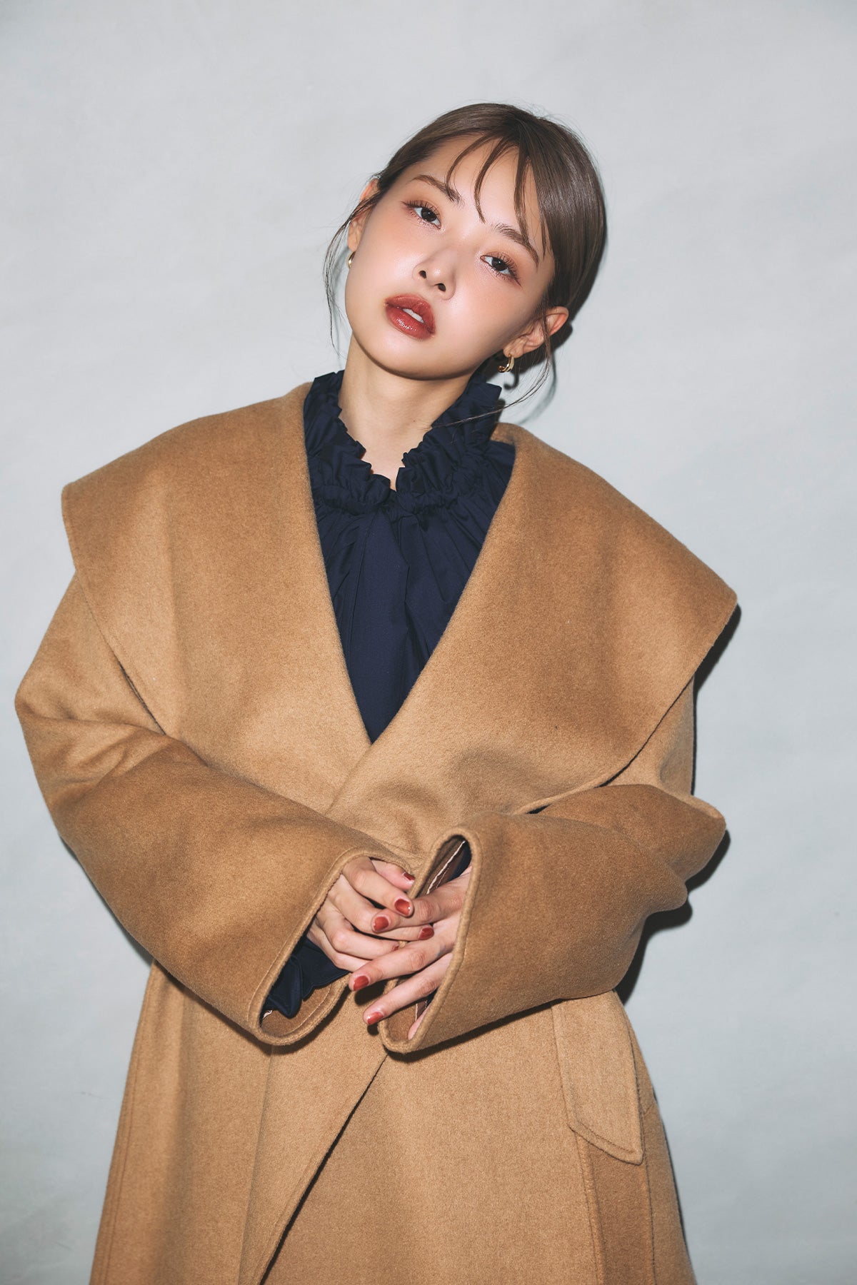 ショールカラーウールロングコート – poláura OFFICIAL ONLINE STORE