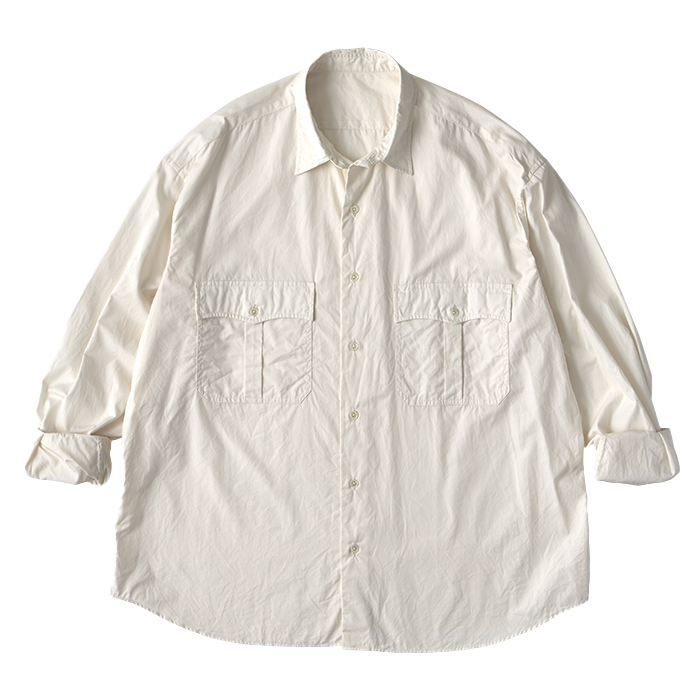 ROLL UP SHIRT (ALUMO FABRIC 160/3)（ロール アップ シャツ（アルモ