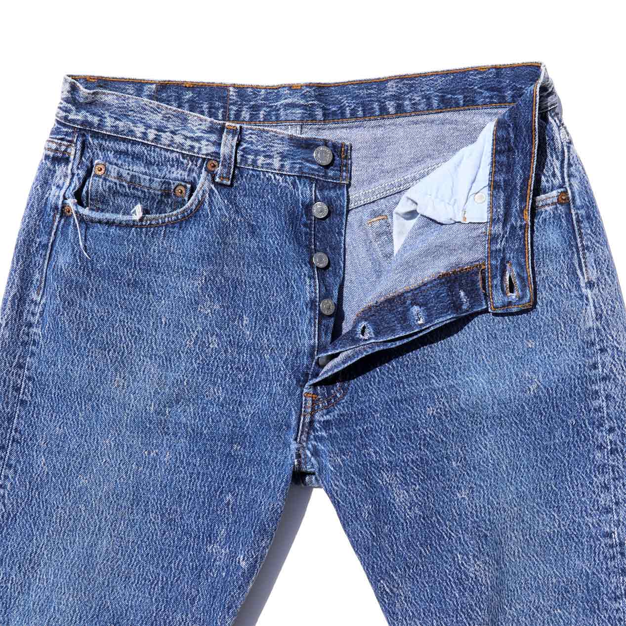 POST JUNK / 90's LEVI'S 501 USA製 ケミカルウォッシュ デニムパンツ