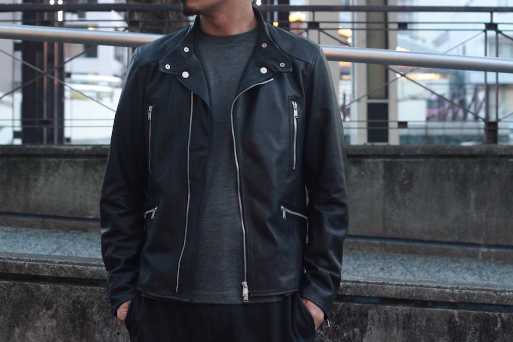 nonnative : BIKER BLOUSON COW LEATHER: VIOLA STELLA men's blog