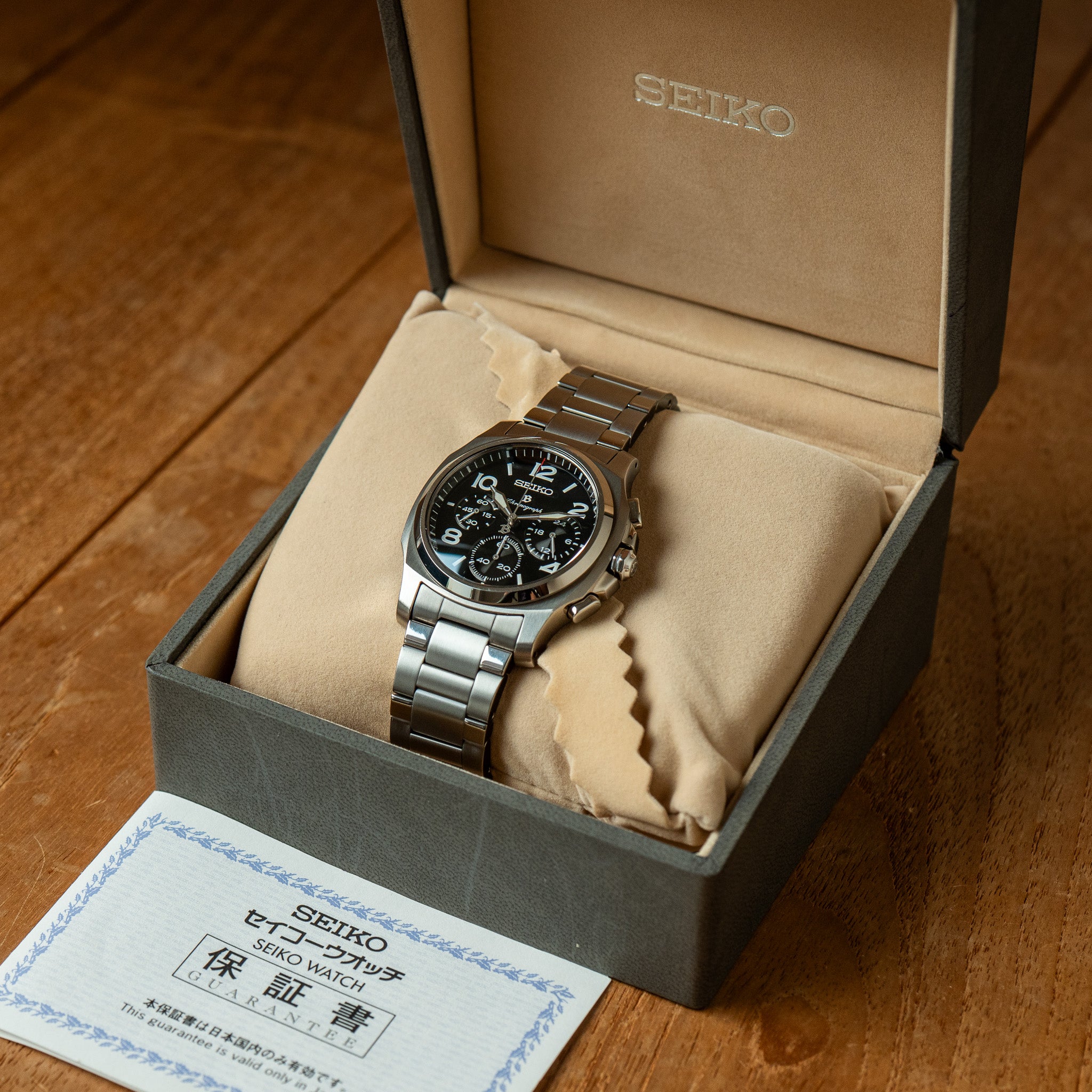 Seiko SAGJ001 Brightz - Full Titanium Watch – Provenance Watches