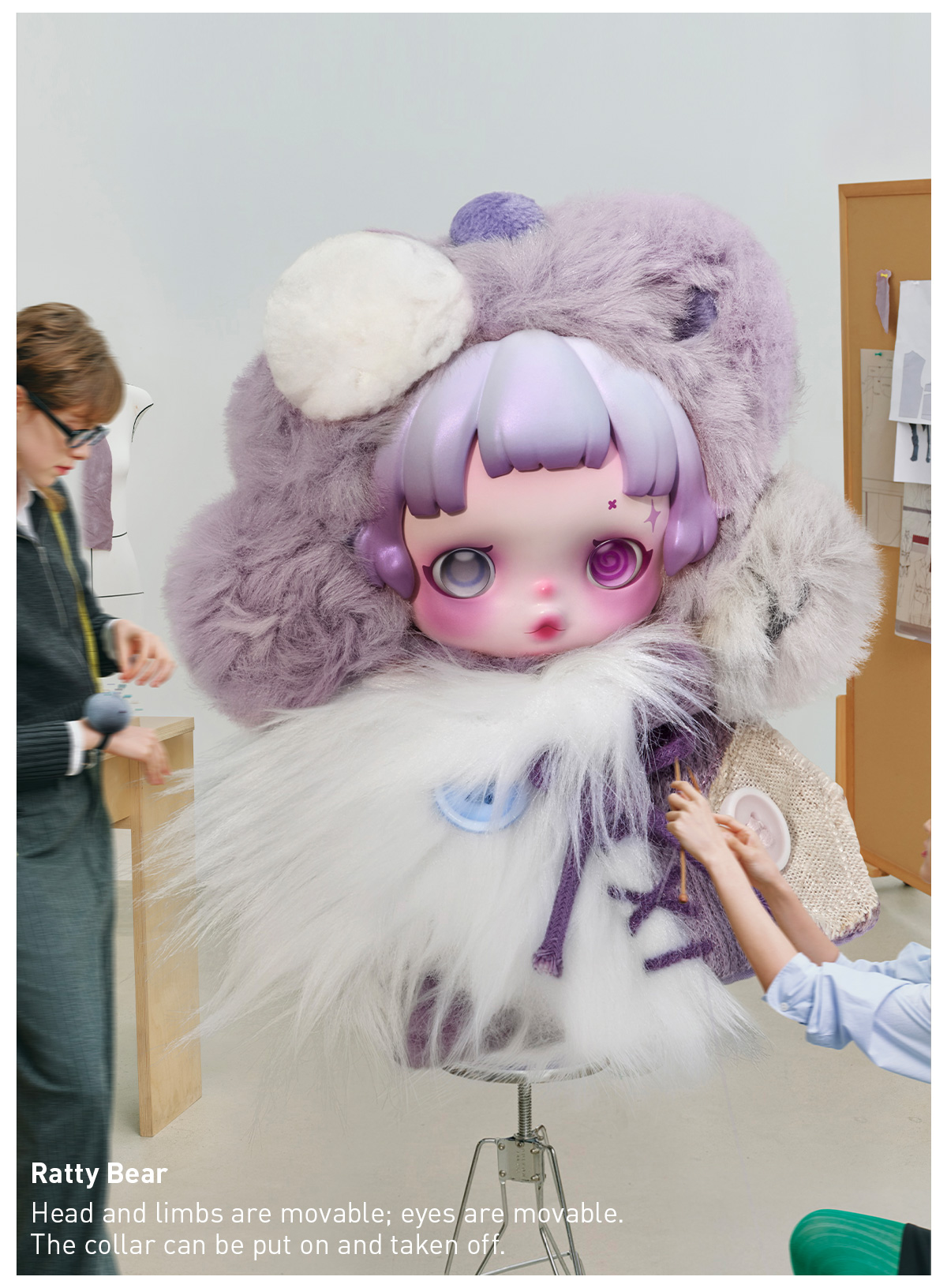 POP NOW:SKULLPANDA You Found Me! Series Plush Doll Pendant - POP