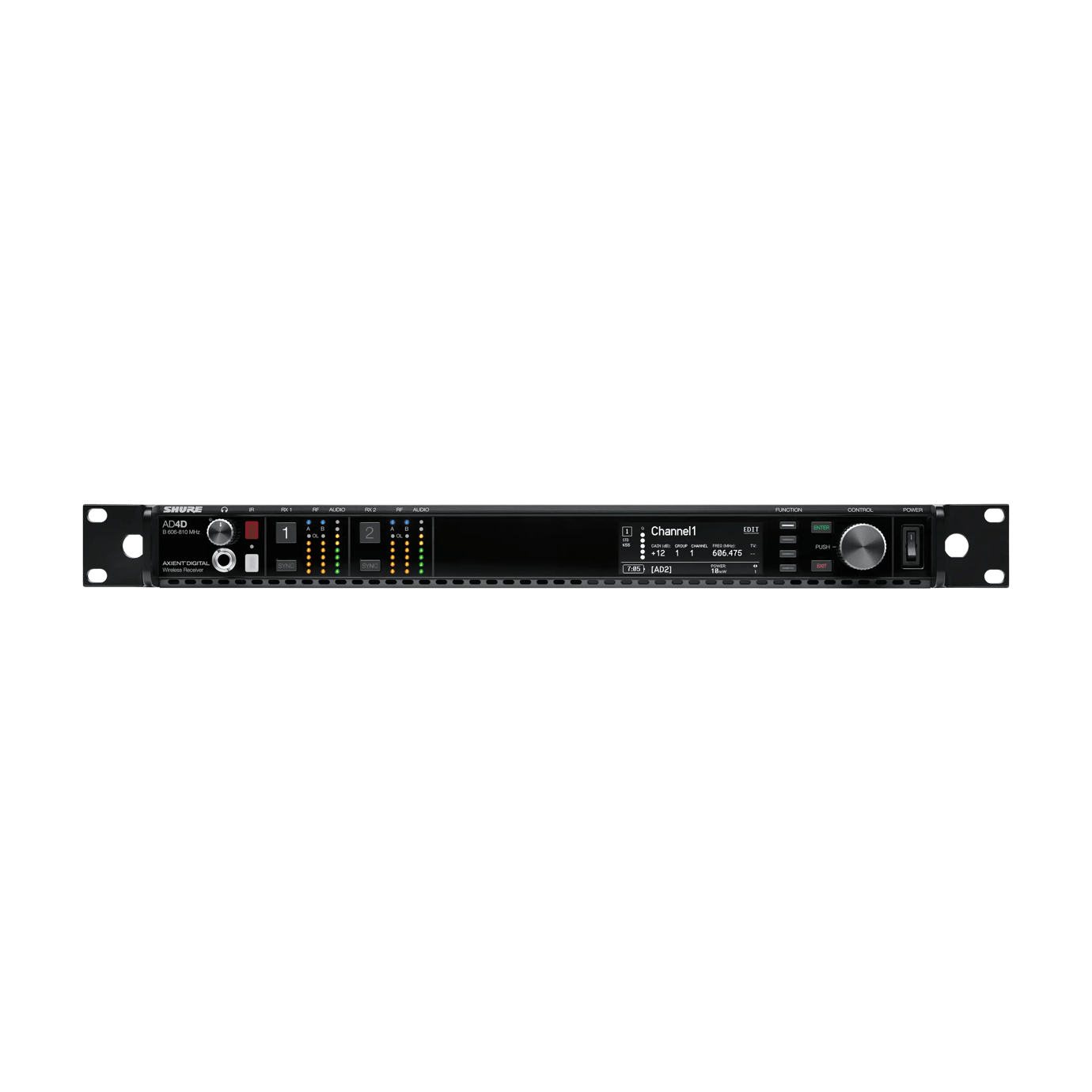 AD4D - 2チャンネルデジタルワイヤレス受信機 - Shure 日本