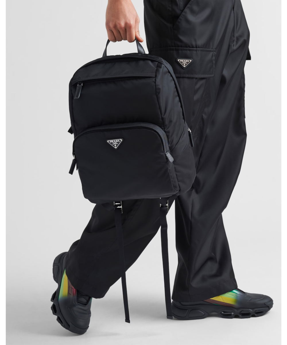 PRADA/プラダ_Men通販 | Re-Nylon xサフィアーノレザー バックパック