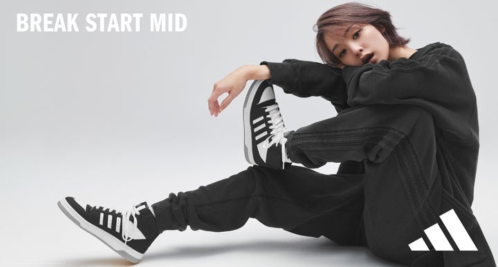 アディダス『BREAK START MID』×『アオのハコ』 レトロなバッシュから
