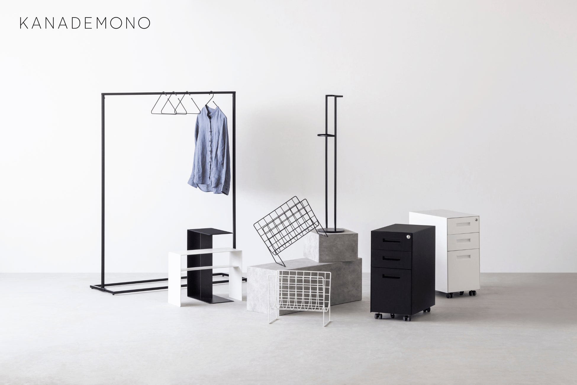 KANADEMONOが提案する「見せる収納」。アイアンコレクションから、人気