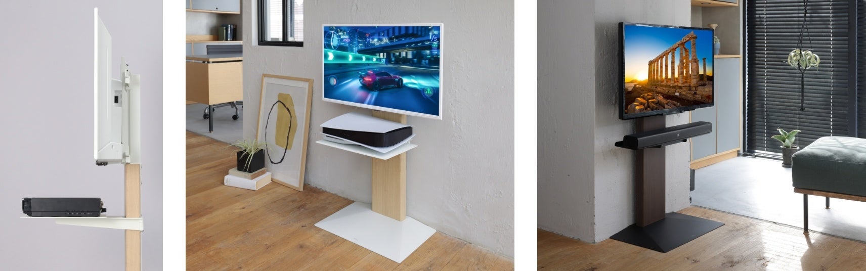 WALL】60万台突破のテレビスタンドWALLシリーズからミニサイズの