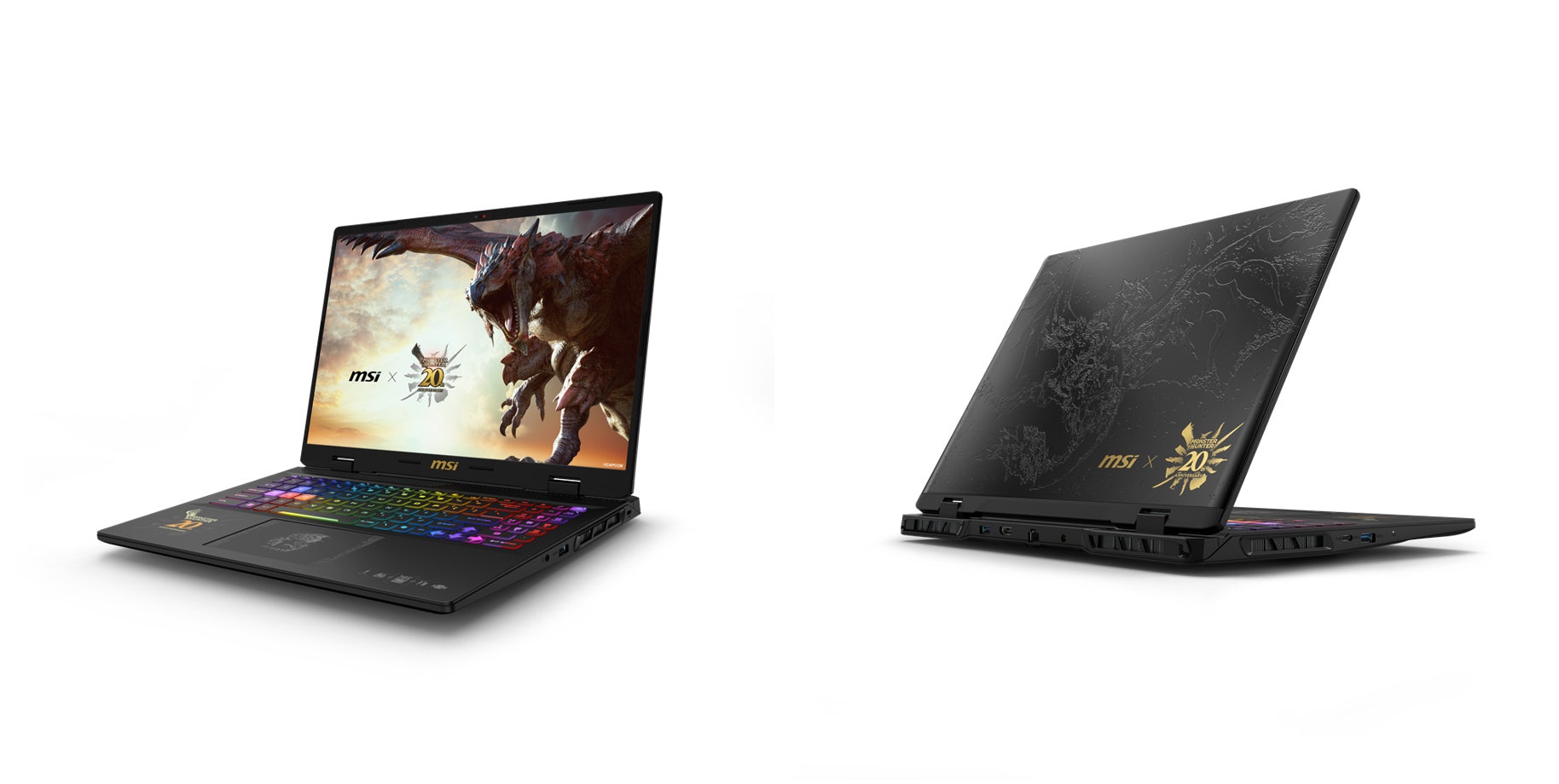モンスターハンター」シリーズ20周年記念デザインゲーミングノートPC