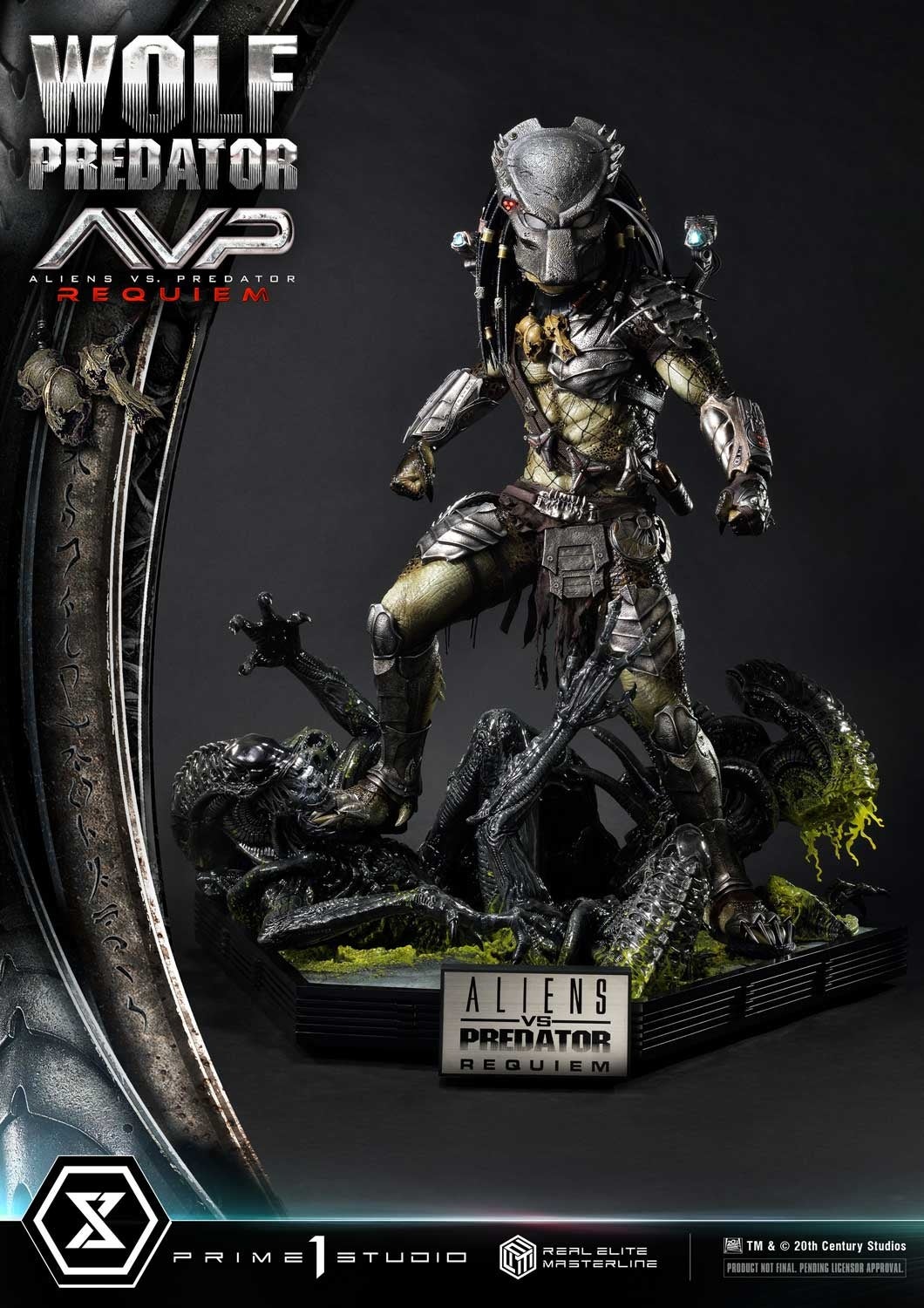 映画『AVP2 エイリアンズ VS. プレデター』より、ウルフプレデターを1