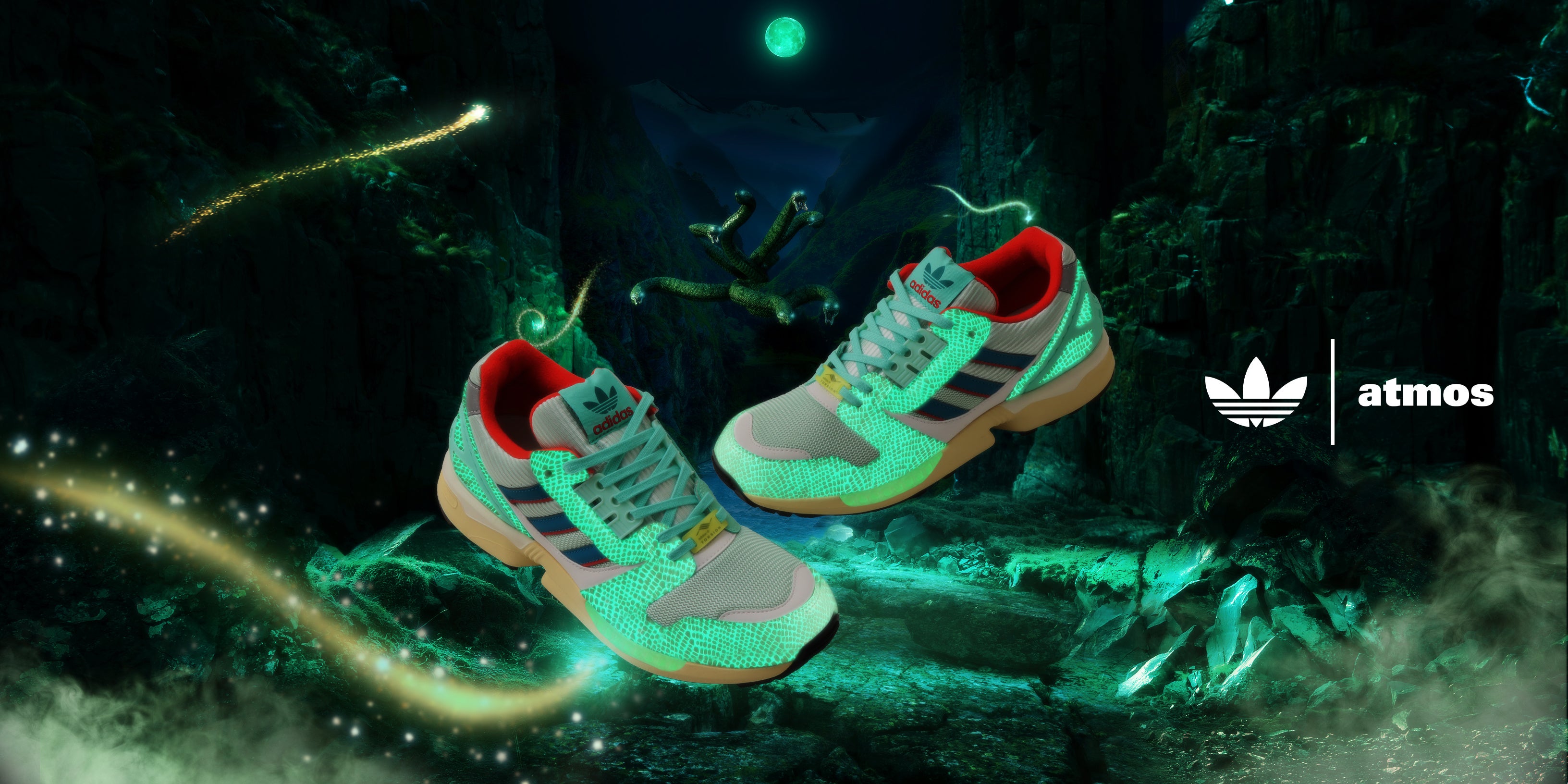 atmos」と「adidas Originals」の名作別注シリーズ”ZX 8000 G-SNK”の11
