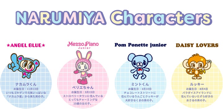 ナルミヤキャラクターズと「Tamagotchi Connection」が