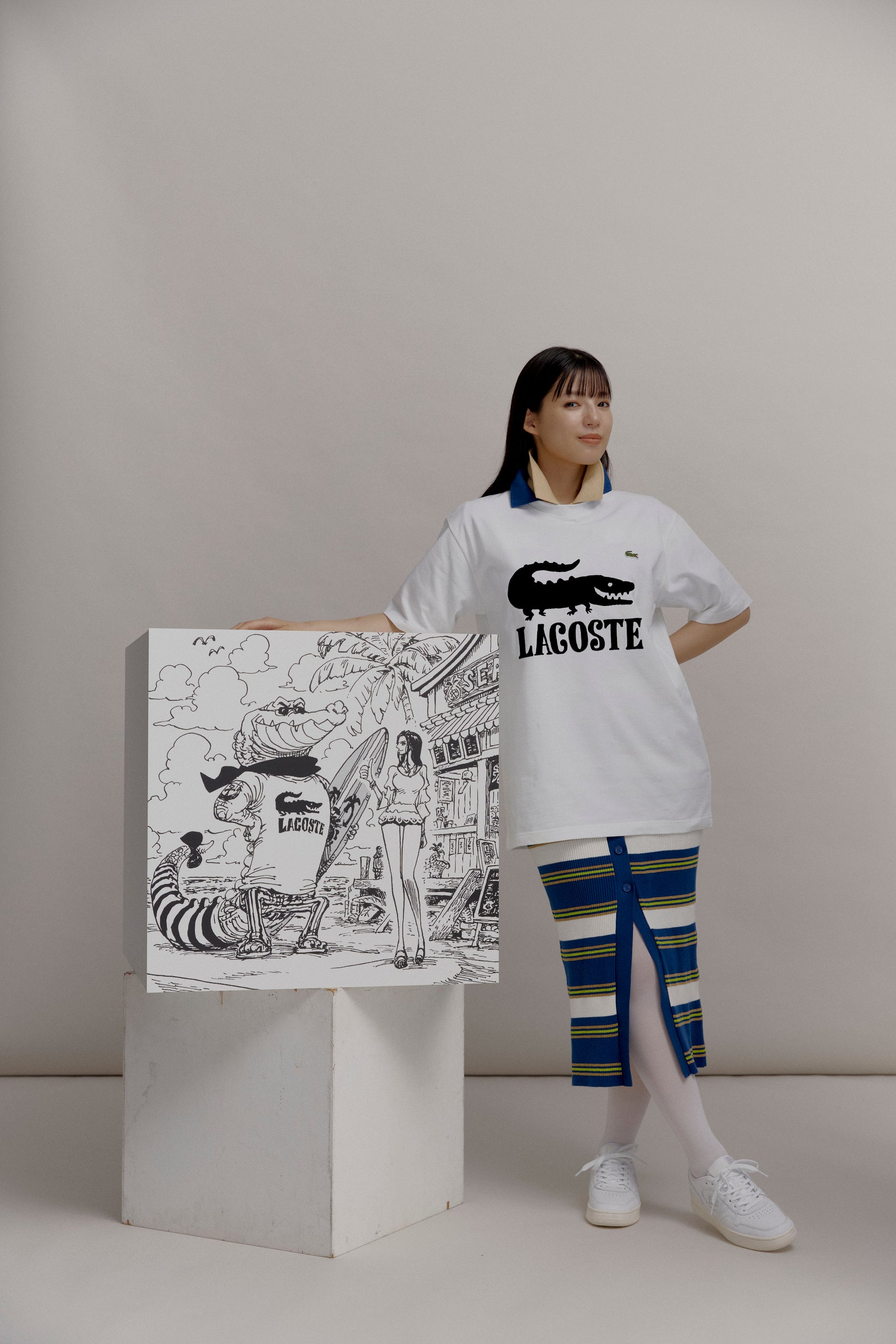 LACOSTE x ONE PIECEマンガの扉絵から始まったスペシャル