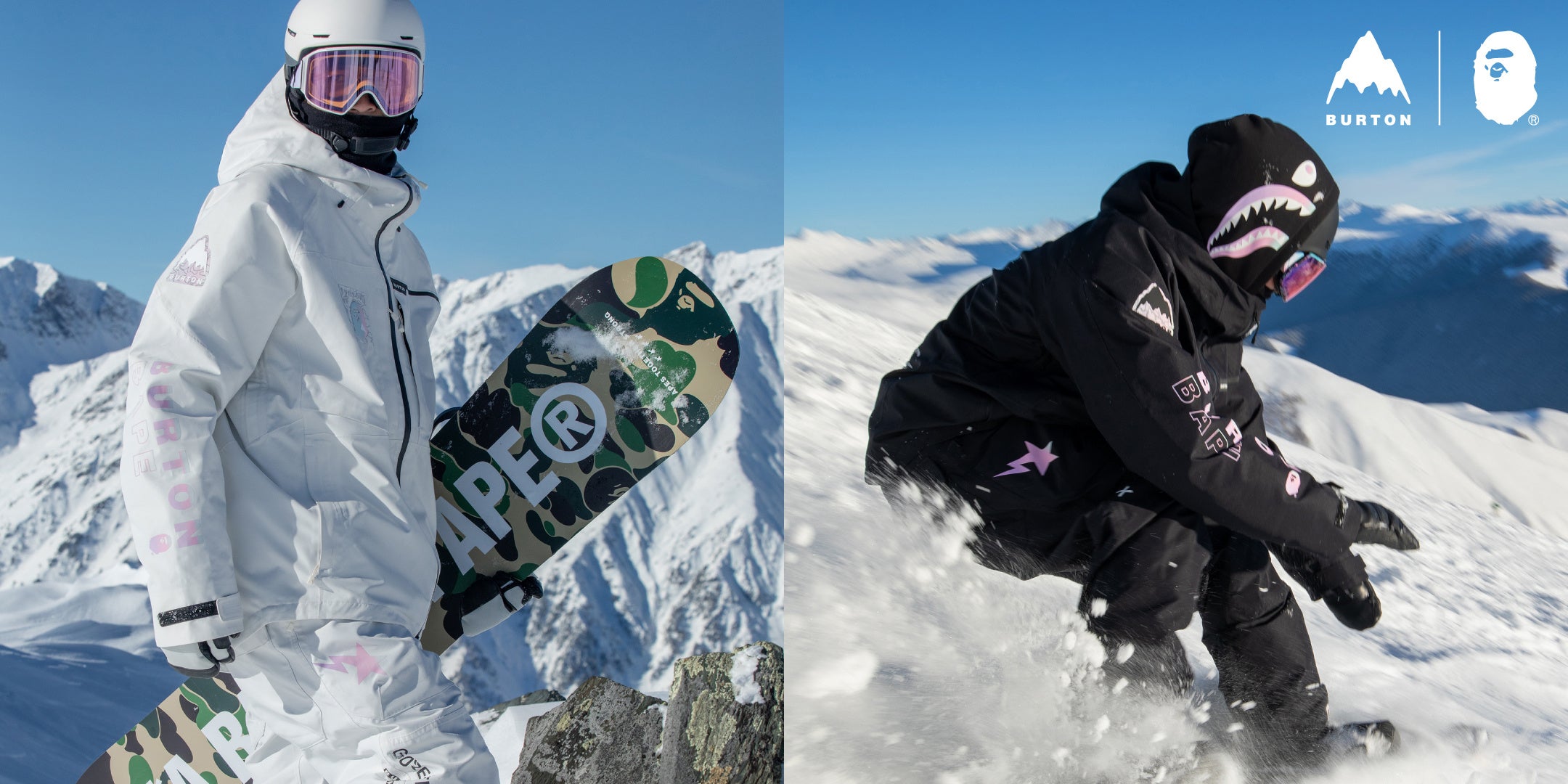 A BATHING APE®︎ × BURTON | 株式会社 ノーウェアのプレスリリース