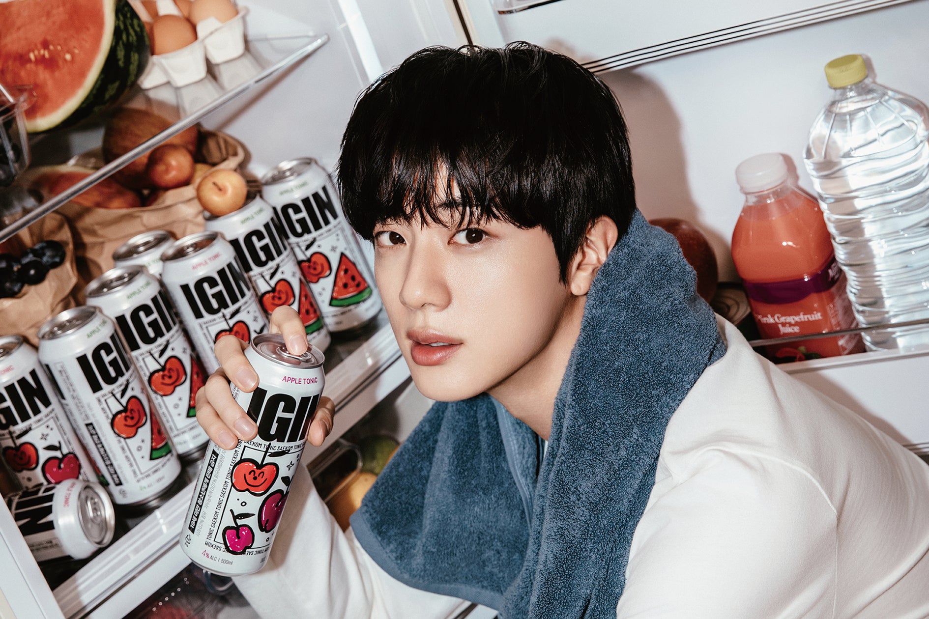 BTS・JINがアンバサダーを務める「IGIN」から、日本待望の缶チューハイ