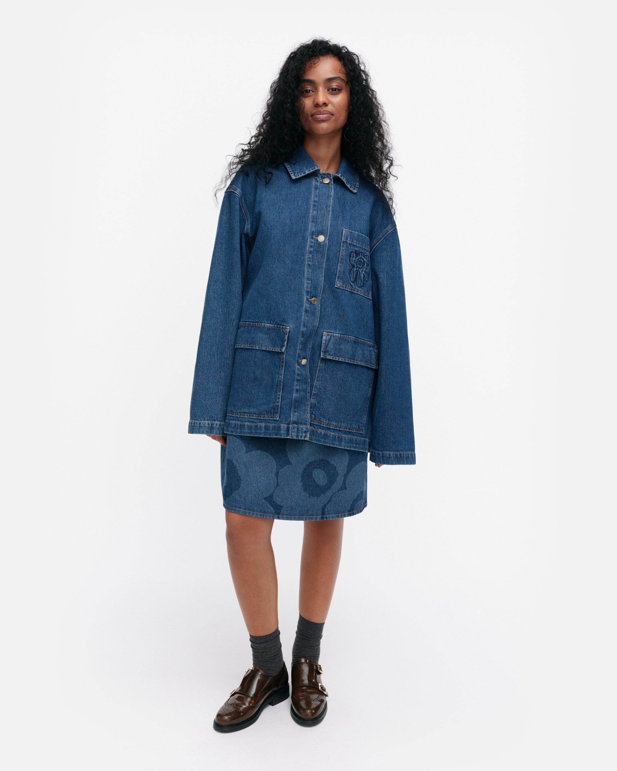 マリメッコ]デニムコレクション Marimekko Maridenimにプレフォール