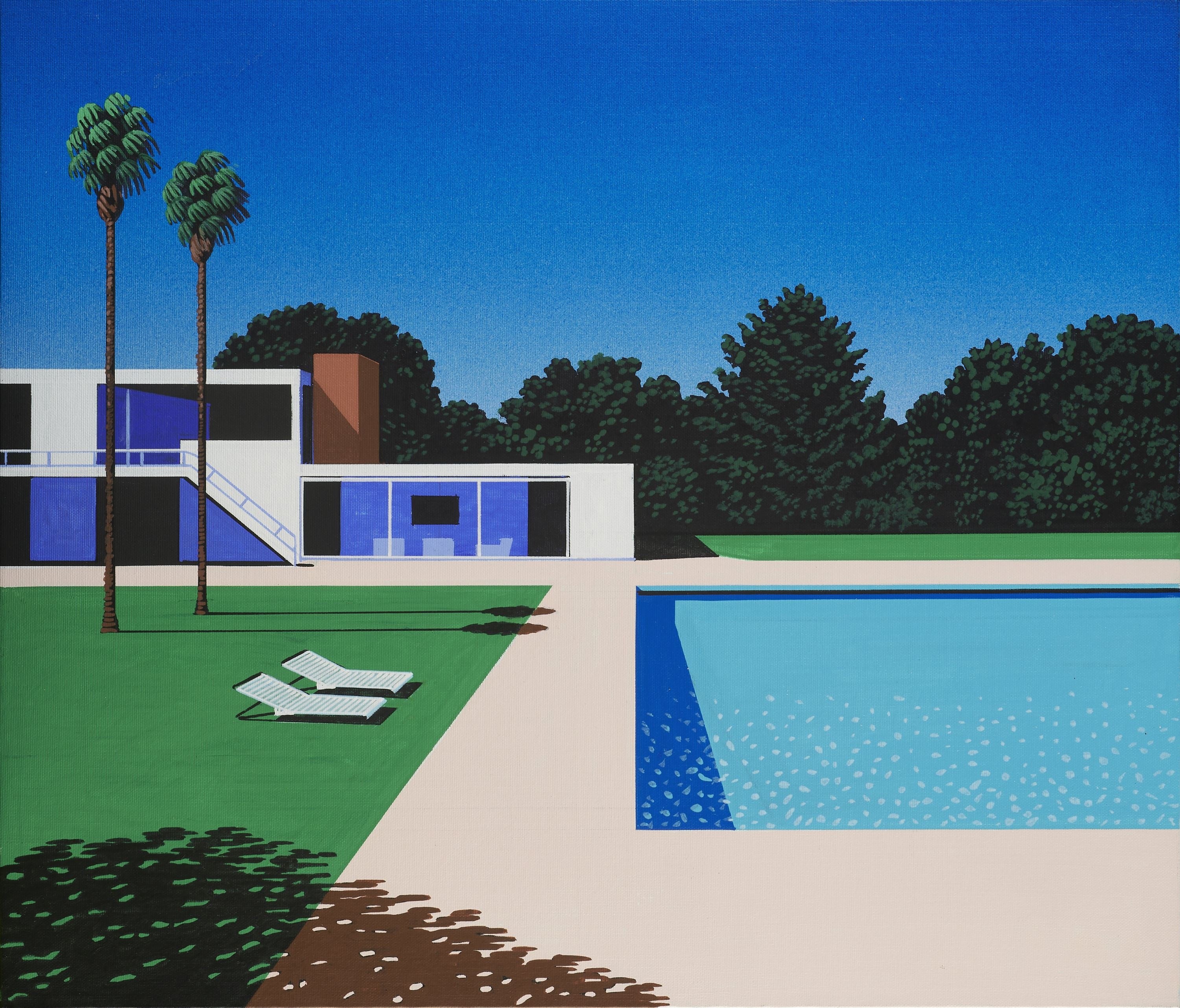 代官山 蔦屋書店】アーティスト永井博個展『TROPICAL MODERN』の展示