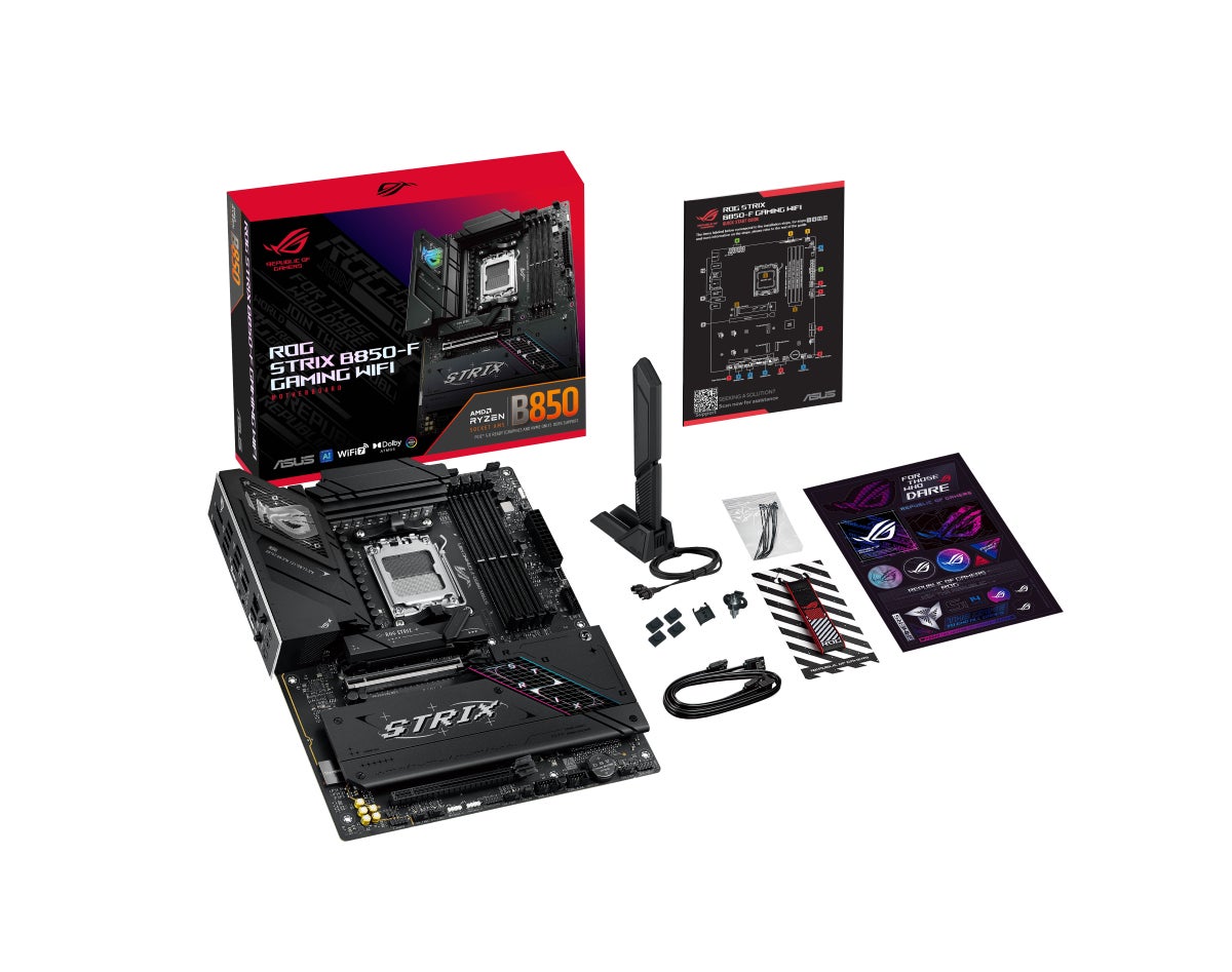 ASUSのゲーミングブランドRepublic of Gamersより、AMD B850チップ
