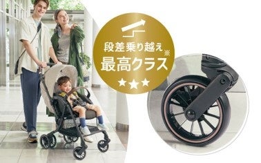 赤ちゃん本舗×コンビ 共同開発ベビーカー 4層エッグクッションで振動