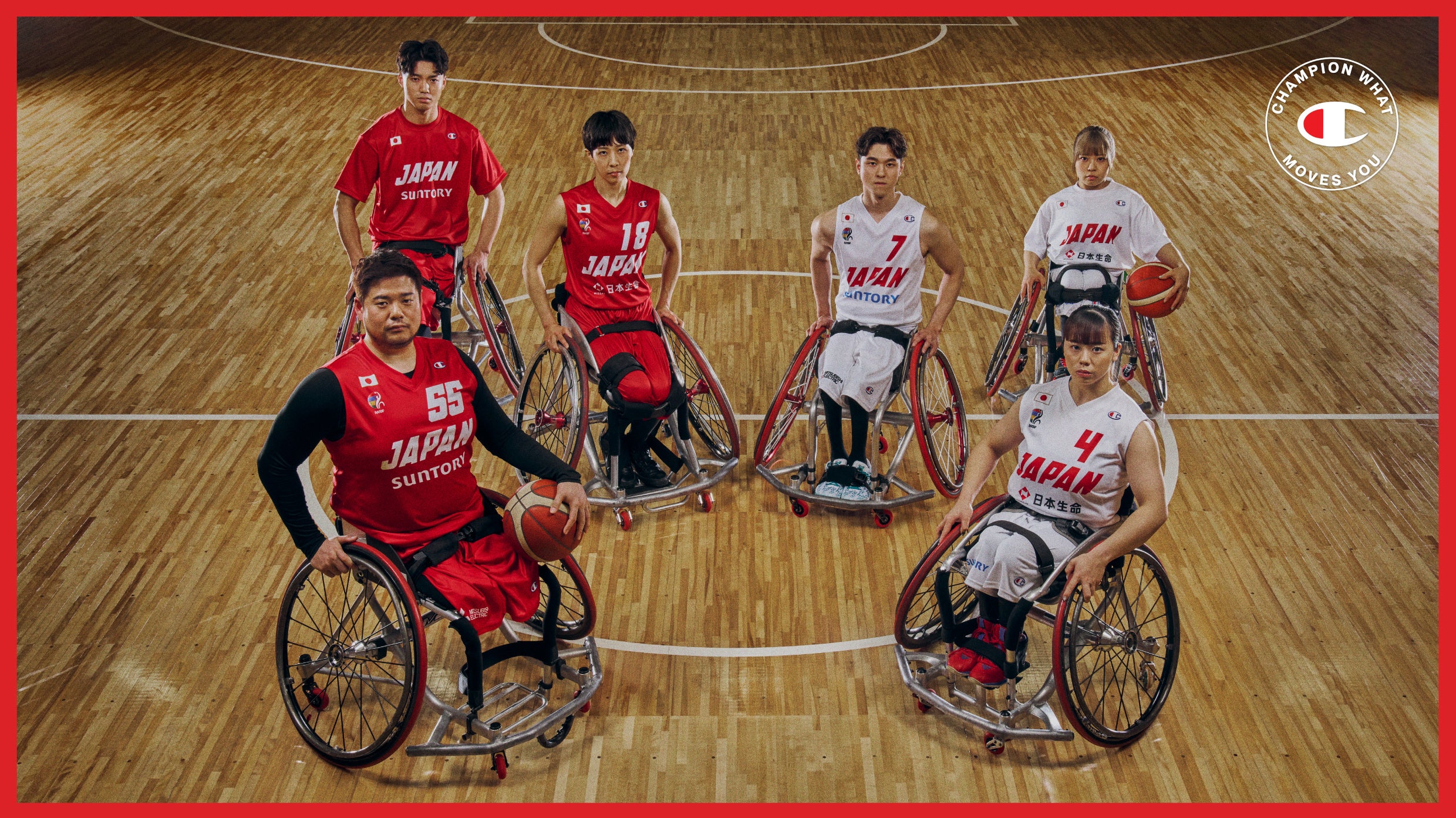 Champion（チャンピオン） 車いすバスケットボール日本代表 新