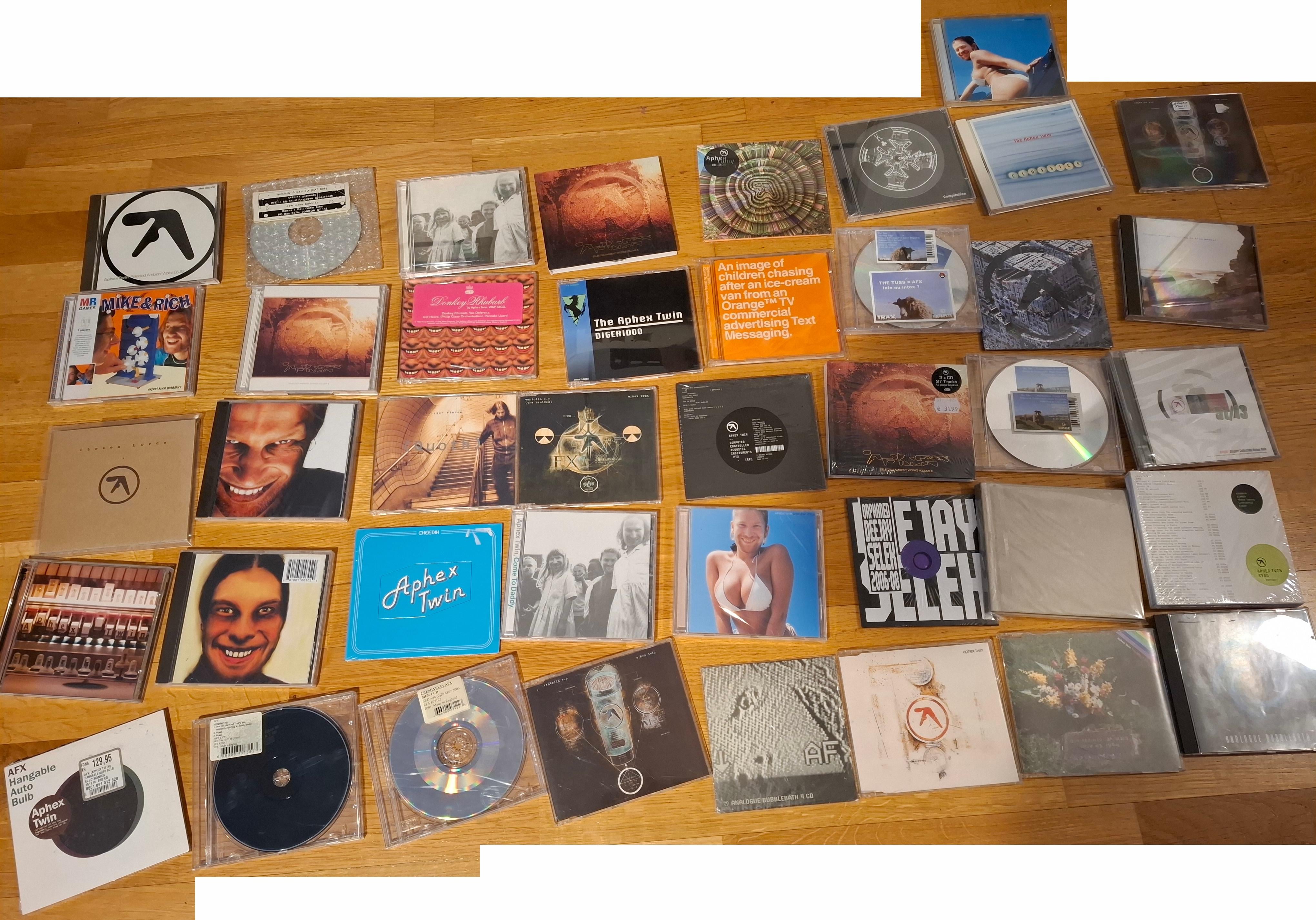 About a year ago I started collecting all AFX CD releases. Almost