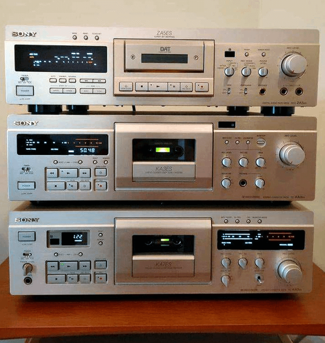 Sony DTC-ZA5ES Digital Audio Tape Deck + Sony TC-KA3ES /TC-KA7ES