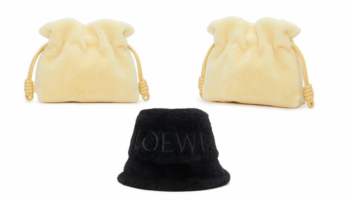 ロエベ」の最新ふわもこアイテム｜ミニマルデザインとぬくもり感が融合