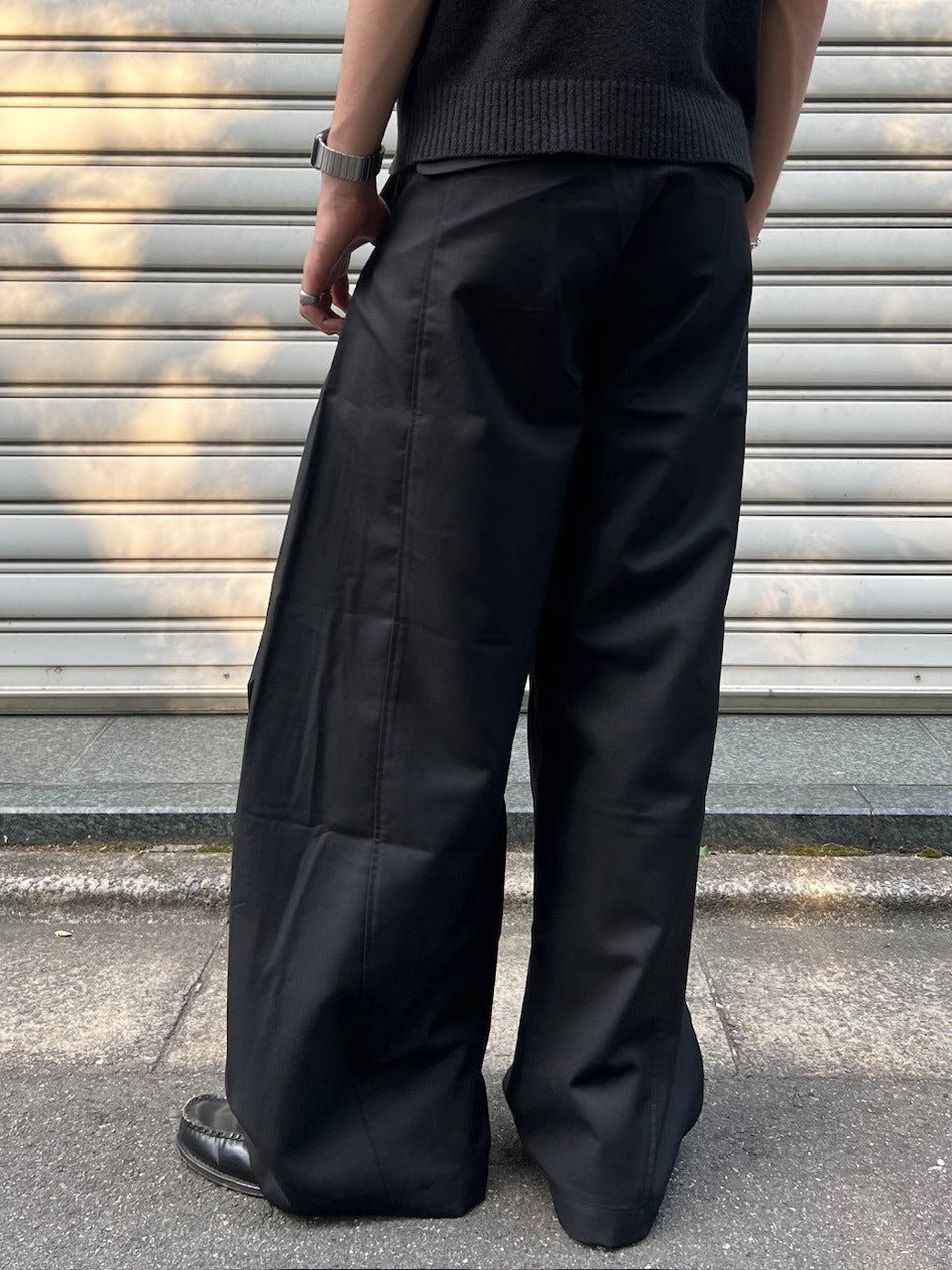 東京店WEB限定受注制【Chikashitsu +】one tuck balloon slacks